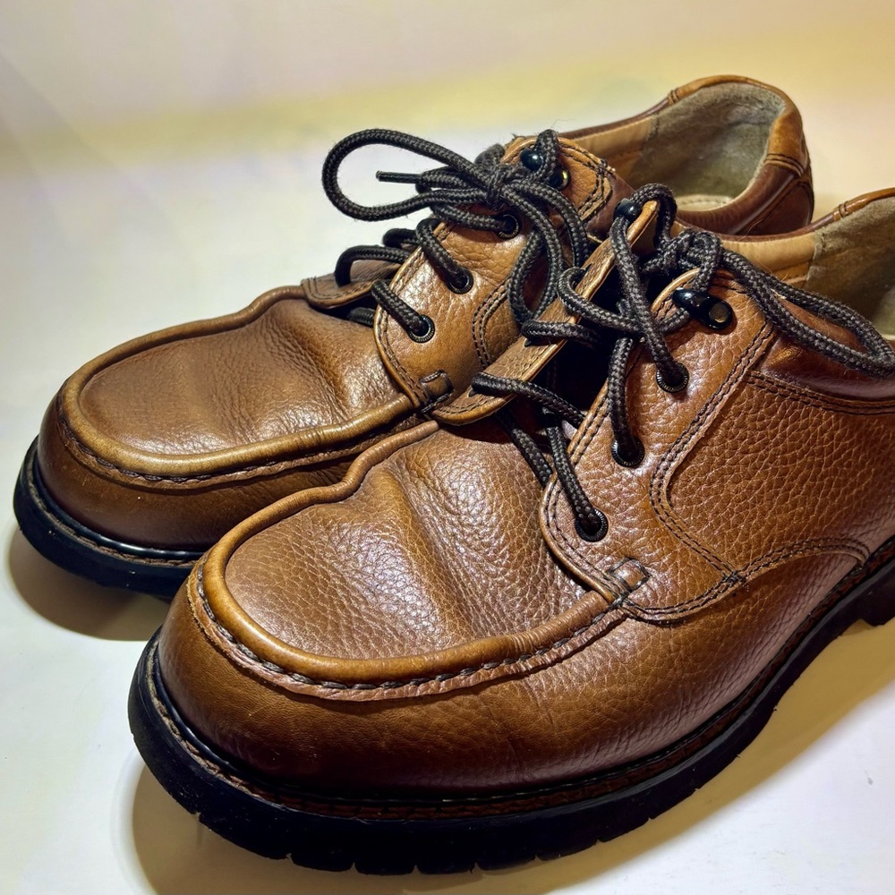 New DOCKERS Glacier Men's Oxford Brown Lace Shoes Size 11